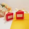 Hediye Sargısı 20/50/100 PCS Avrupa Kağıt Şeker Kutusu Teşekkürler Düğün Partisi Dekorasyon Doğum Günü Dayalı