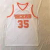 XFLSP NCAAテキサスロングホーンスステッチカレッジバスケットボール35ケビン舞踊4モハメッドバンバホワイトオレンジメンズジャージ