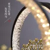 Pendelleuchten im chinesischen Stil, Treppen-Kronleuchter, Zen-Treppenlampe, LED-Duplex-Lof-Long-Kronleuchter
