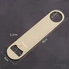 Durable Flat Beer Can Opener Bar Blade Kitchen Tool Stainless Steel Beers Bottle Opener Custom LOGO 17.8 * 4cm Speed Openers