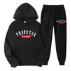 Men's Tracksuits Tracksuit Trend Hooded Set Hoodie Sweatshirt Sweatpants Sportwear Jogging Outfit Trapstar Mans Cloth Motion current