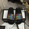 Designer Slides Mens Women Slippers Summer Sandal Beach Slide Flat strawberry platform