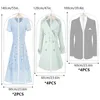 6/10PCS Clothes Hanging Garment Dress Suit Coat Dust Cover Storage Bag Pouch Case Organizer Wardrobe 220427