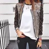 Fashion Coats Ladies Street Punk Print Stand Collar Plus Size Jacket Damesjacks Damesjacks