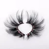 Cils Giltter Shimmery Eye Lashes avec des outils de maquillage en diamant Extension de cils longs naturels Faux cils colorés