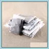 Clothing Wardrobe Storage Home Organization Housekee Garden Resealable Zipper Plastic Bags Organizer Bag Frosted Clear Thick 1.6Mm For Shi