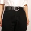 أحزمة أزياء الحزام للنساء مصممة العلامة التجارية رينستون C بوكلي حزام حزام الجينز الإناث لبس بنطلون
