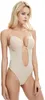 Backless Women Body Shapers Bodyduit Clear Straps Party Dress Invisible Bras Bust Shaper Deep V-Neck Shapewear Sexy Underwear Thong