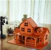 Commercio all'ingrosso 3D Puzzle Country House Building Block Addensato Montessori Early Learning Toy DIY Paperboard Jigsaw Block Regalo per bambini