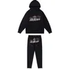 Men's TRAPSTAR Tracksuits Men woman fleece print Tracksuit Sets winter Hoodies Pants 2 Piece Set Running Hoody Sweatshirt Sport Joggers Sweatpants Suit Male