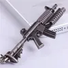 6cm creative key chains peripheral games mini model toy gun alloy keyring wholesale Man Keyring For Women Game Fans Jewelry Accessories