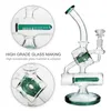 REANICE HOAKAH Bong Glase Percolator28cm 수제 봉지, 재활용 봉지 14.5 mm 일반적인 장비 봉