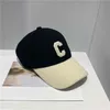 Collection de casquettes de baseball pour femmes avec lettre C ajusté C