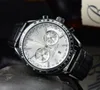 Relógio de luxo masculino de alta qualidade, cinco pontos, todos os mostradores, relógios automáticos de quartzo, marca europeia, relógio cronógrafo, moda l228s