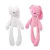 Bambole coniglietto a gambe lunghe Baby Accompagna bambola calmante Cartone animato Coniglio Peluche Simpatico cartone animato Peluche Regali Bambole di peluche 220531