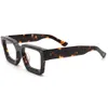 Hommes Lunettes Optiques Marque Femmes Lunettes De Soleil Épais Lunettes Cadres Vintage Mode Grand Carré Cadre Lunettes De Soleil pour Femmes Myopie Lunettes avec Étui