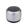 2022 Hot Mini Geschenk Tragbare Drahtlose Bluetooth Lautsprecher Metall HiFi TWS Super Kleine Stahl Laut Lautsprecher