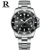 Relogio Top marque de luxe mode plongeur montre hommes lumineux étanche Date horloge Sport montres hommes montre-bracelet à Quartz 220530