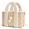 Новая женская сумка с жемчужными дамами сумки по кроссовым сумочкам ручной корзины для корзинга для отпуска для отдыха Banquet Life G220531