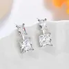 Серьги Медь Inlaid AAA Pink Zircon InLehount Enlay Chanselier Diamond T L роскошный дизайнер Ювелирные Изделия Женщины Мужские Пара Мода Свадьба