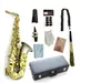 Eb Tune Altsaxophon Kupfer gebürstetes Material Professionelle Holzblasinstrumente mit Saxophonkoffer Mundstückzubehör