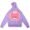 Purple Sweatshirts Hoodies Män kvinnor Brev tryckt 11 Högkvalitativa Novel Fleece Men's Tops 22FW