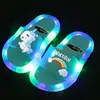 Pantofole per bambini LED Sandali per bambini Bambini per ragazze Scarpe luminose per bambini 220607