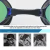 Occhialini da nuoto Uomo Donna Alta definizione Impermeabile Antiappannamento Occhiali con lenti elettrolitiche Occhiali per adulti Antiappannamento Protezione UV G220422