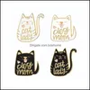 Vintage Style Punk chien maman chat dame métal Kawaii émail broche Badge boutons broche chemise Denim veste sac broches décoratives pour les femmes Drop D