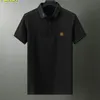 High Quality Designer Mens Fashion T-Shirt Casual Polo Shirt Solid Color Short Sleeve Round Neck Summer Breathable Men's Loose Top Asian Size M-XXXL