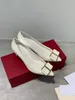 Luxury latest pointed shoes designer double bow dress shoes wedding high heels sheep leather slippers 30-40