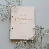 Gepersonaliseerd rustieke gastenboek Gast Custom Eventuele woorden boek bruids douche bruiloft geschenken verloving cadeau 220707