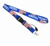 Partij gunst Trump Lanyards Amerikaanse verkiezingen lanyard hangers VS vlag maken Amerika geweldige sleutelring mobble telefoon lanyard c0601tt14