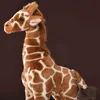 1pc vraie vie girafe en peluche jouet mignon poupées en peluche simulation douce girafe poupée cadeau d'anniversaire enfants jouets chambre décor J220729