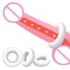 섹스 장난감 전신 마사지 S Masager 장난감 진동기 음경 수탉 링 실리콘 고무 수컷 제품 강력한 지연 사정을위한 IP3W
