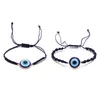 Cool 12pcs tibetano charme luckm Blue Eyes Bracelets Bangles for Men feminino de nylon corda de nylon bracelets presentes amul271s