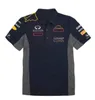 F1 Racing Polo Suit Team Team New Sleeved Seleved T-Shirt نفس العرف