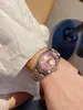 Diamond Log Series Quartz SchoolGirl Watch With Calender Bezel Full Of Diamonds