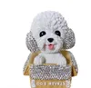 Cardog Decoration Diamond Paper Box Teddy Dogs Creative Ornaments Brown White Pet Fashion Home Cute 6078 Q2