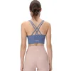 Reggiseni da yoga da donna Tute traspiranti nude con pettorali Abbigliamento da yoga Costola Traspirante Fitness Intimo da corsa Top da donna Nuovo VELAFEE