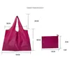 10pcs Shopping Bags Women Nylon Foldable Recycle Grocery Fashion Female Supermarket Shopper Bag
