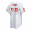 Maillot de baseball Thairo Estrada Davis Lamonte Wade Jr Michael Conforto Mike Yastrzemski Brandon Crawford Logan Webb Will Clark Mays Bonds Buster Posey Tim