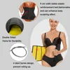 Ningmi Waist Trainer Belt For Women Slimming Belt Fat Burning Sauna Sweat Belt Weight Loss Firm Support Neoprene Waist Trimmer L220802