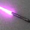 Silver Series RGB Lightsabre Multi-Color Premium Aluminium Light Recargable Lightsabre com luz sonora para adultos e crianças