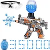 Elektrisk leksakspistol vatten Gel Ball Blaster MP5 Splatter Blaster 35000 Drops and Goggles Utomhusskyttelagspel för barn Pojkar Flickor CS PUBG M416 xm