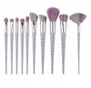 Makeup Tools Make Up Brushes Set Beauty 10 Pieces Colorful Spiral Cosmetic Brushes Set