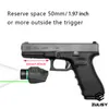 Tactical Red Green Dot Laser Sight Rifle Strobe Light for Pistol Glo ck G17 19 20 S&W Tau rus G3 Sgun 21mm Picatinny Rail Mount299A