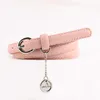 Belts Jeans Pin Buckle Circle Pendant Decoration Ladies Belt Ring Youth Student BS1028Belts