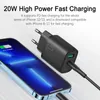 JOYROOM 20W PD QC Charger for iPhone 12 Pro XS Max XR 8 Fast Charging USB Type C Wall Adapter Qucik Charge 3A Compatible with Samsung Xiaomi Huawei