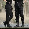 Schwarze Taktische Militärhose Herren Casual Cargohose Tarnung Arbeitshose Kampfarmee Jogginghose Herren Airsoft Pantalones 225727057